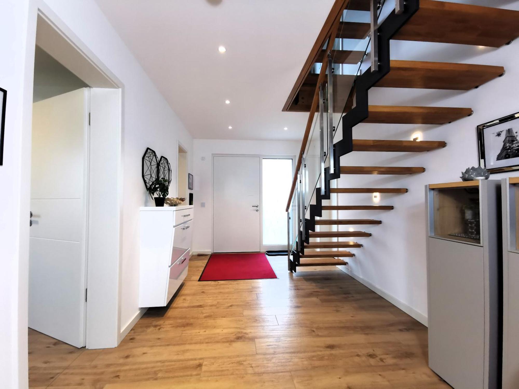 Bohnapartments Luxury Villa Berlin - 210Qm - Wintergarten - Kamin - 4 Kostenlose Parkplaetze - 6 Schlafzimmer - Neubau - Luxusausstattung Birkenwerder Exterior foto